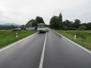 Foto z místa nehody