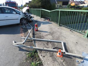 Foto z místa nehody