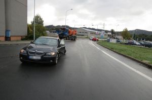 Foto z místa nehody