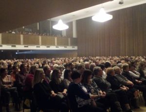 Návštěvníci koncertního recitálu Lucie Bílé a Petra Maláska