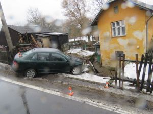 Foto z místa nehody