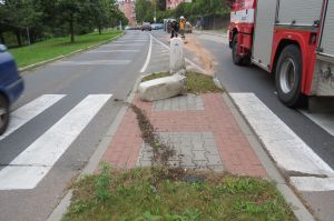 Foto z místa nehody