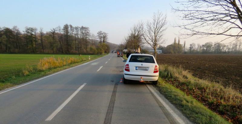Fotografie z místa nehody