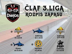Termíny utkání pro sezónu 2018