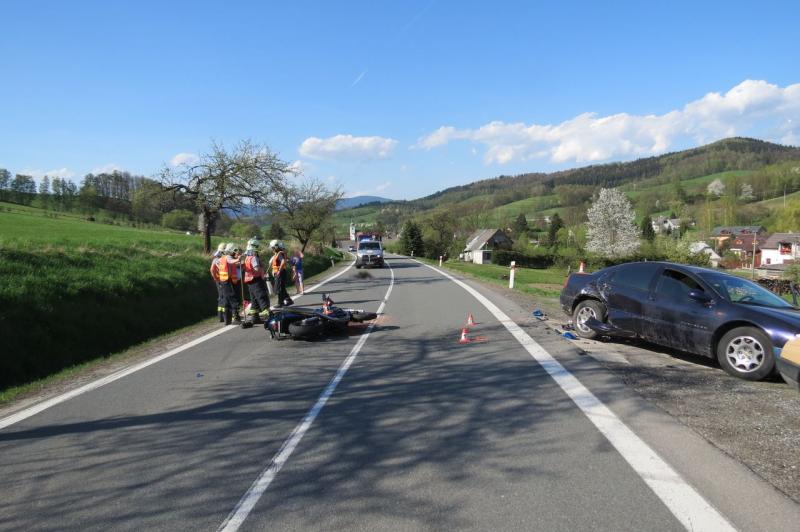 Fotografie z místa nehody