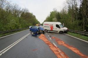 Fotografie z místa nehody