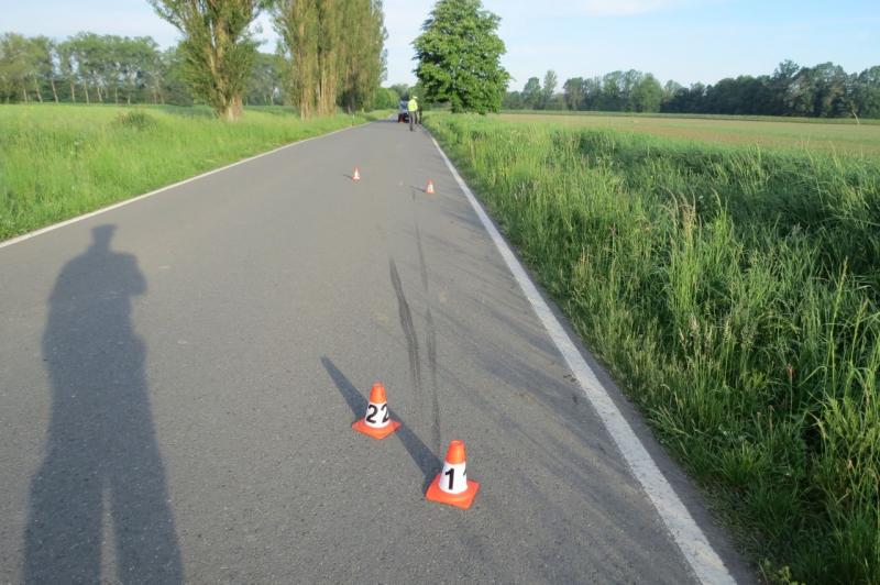 Fotografie z místa nehody