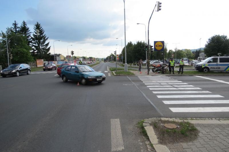 Fotografie z místa nehody