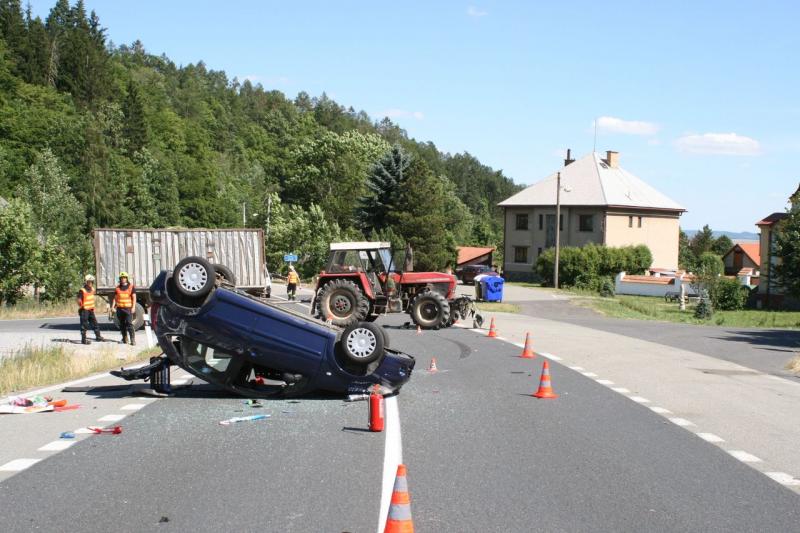 Fotografie z místa nehody