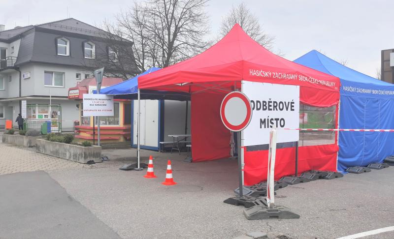 FOTO: sumperk.cz - Nemocnice Šumperk - odběrové místo