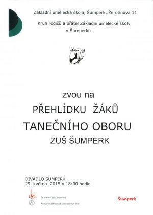 Přehlídka tanečního oboru ZUŠ Šumperk