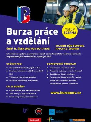 BURZA PRÁCE A VZDĚLÁNÍ 2022
