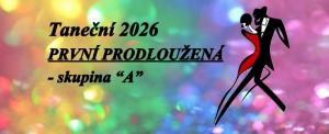 TANEČNÍ KURZY PRO MLÁDEŽ 2026 | PRODLOUŽENÁ - SKUPINA A