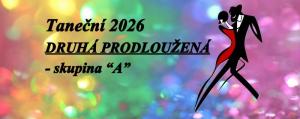 TANEČNÍ KURZY PRO MLÁDEŽ 2026 | PRODLOUŽENÁ | SKUPINA A