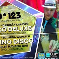 D123 Šumperk: v pátek Disco Deluxe, v sobotu Latino Disco.