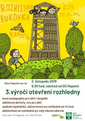 3. výročí otevření rozhledny